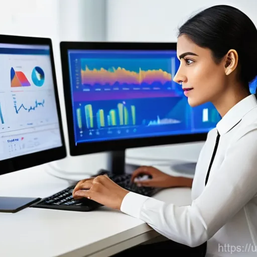 신용분석사로서의 전문성 쌓기 - **Prompt 1: The Modern Credit Analyst at Work**
"A professional female credit analyst, of South ...