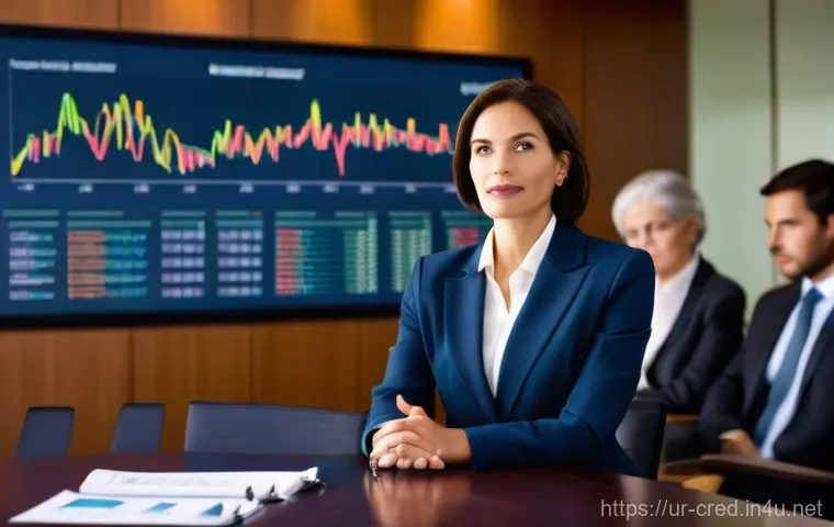 신용분석사로서 필요한 리더십 스킬 - **Prompt:** A vibrant and energetic team of 5-6 credit analysts, comprising individuals of various a...