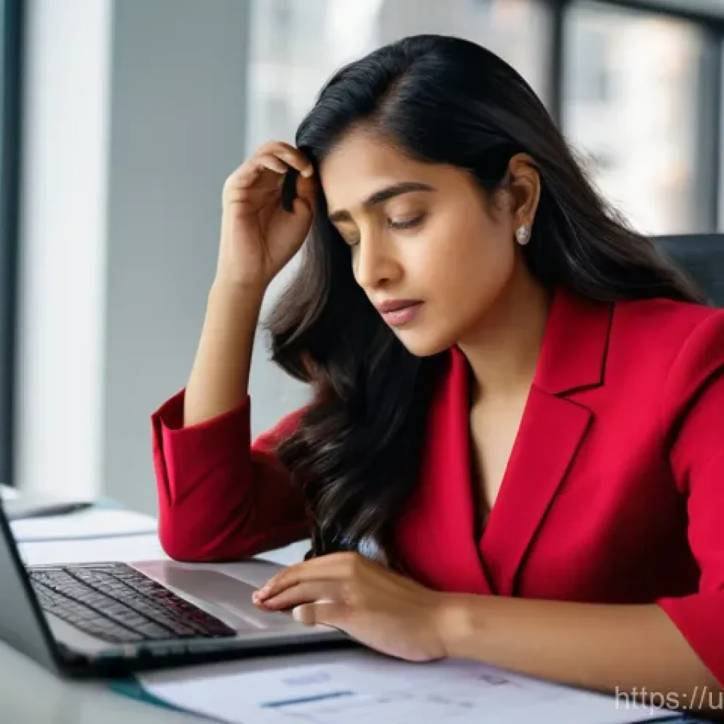 신용분석사 직무 적합성 테스트 - **Prompt:** "A focused Credit Analyst, a woman of South Asian descent, sits at a modern, bright offi...